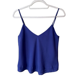 Talula Royal Blue Camisole Top Size S Minimalist Layering Capsule Office Work